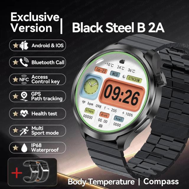 Xiaomi Smartwatch AMOLED 1.85" GPS NFC Cardíaco Pressão Arterial