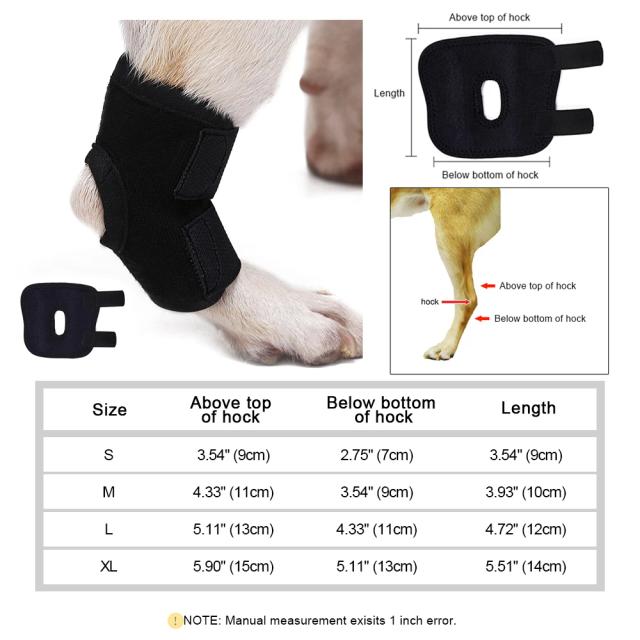 Bandagem Ajustável para Cães: Suporte para Lesões de Perna e Joelho, Acessórios Médicos para Recuperação