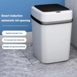 Inteligente Sensor Automático Lixeira, Wastebasket, Lixeira, Separe Litter Bins Banheiro, Balde de cozinha, Lixeira Cube - Image 6