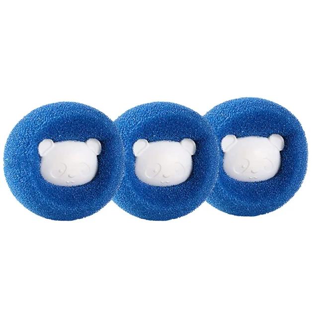 Removedor de pelos de pets reutilizável: bola de lavanderia e filtro adesivo para lavar roupa