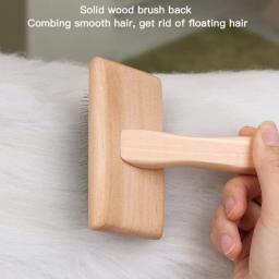 Pente removedor de cabelo de madeira para animais de estimação, Dog Grooming, Massagem Comb, Cat Combs, Ferramentas de limpeza, Pet Supplies - Image 3