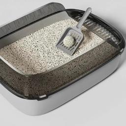 Grande capacidade gato areia caixa, plástico anti-respingos gatos sanita, pet sandbox, bandeja do gatinho, Bedpan, limpeza bacia do banho suprimentos - Image 2