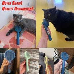 Pente Depilante para Animais de Estimação, Escova de Higiene para Gatos, Removedor de Cabelo Pet, Cachorro e Gatinho - Image 6