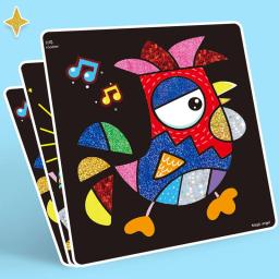Diy transferência mágica dos desenhos animados pintura artesanato para crianças artes e ofícios brinquedos para crianças aprendizagem educacional criativo desenho brinquedos - Image 6