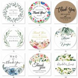 Personalizado Personalizado Adesivos De Casamento, Convites, Candy Favors, Caixas De Presente Etiquetas, Aniversário, Logotipo, Bolo Adesivos, Kraft Branco, 100Pcs - Image 2