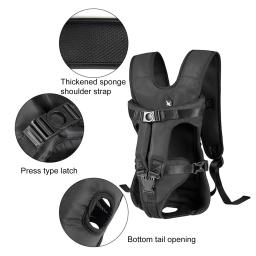 Ótimo pet saco engrossado esponja pet transportadora confortável para usar impermeável fácil de usar frente-enfrentando mochila cão - Image 5