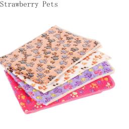 Cama para cães e gatos, cobertor de flanela super macio para animais de estimação, quente e macia, capa para cama de dormir para cães pequenos e médios - Image 2