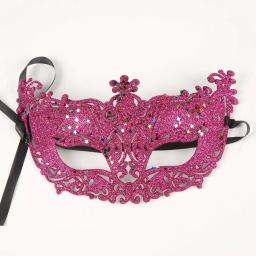 Máscara de renda para adultos e crianças, nova máscara floral, maquiagem para festa, tamanho grande - Image 6