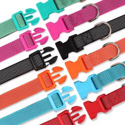 Coleiras de Nylon Respiráveis Ajustáveis para Animais, Coleira Reflexiva, Colar para Cachorro, Cães Pequenos e Médios, Pug, 6 Cores - Image 4