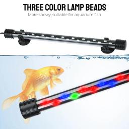 Aquário Impermeável LED Light, Tanque de peixes Clip Light, USB Underwater Decor, Iluminação Lâmpada Submersível, Planta Crescer, Decoração Aquática - Image 1