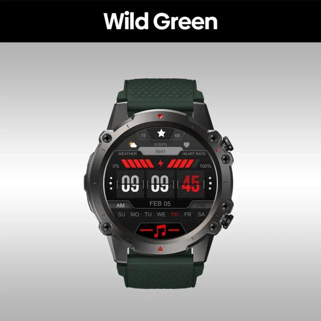 Smartwatch Zeblaze Vibe 7 Lite para Homens com Chamada por Voz, Tela IPS de 1,47", 100 Modos Esportivos e Monitoramento de Saúde 24h