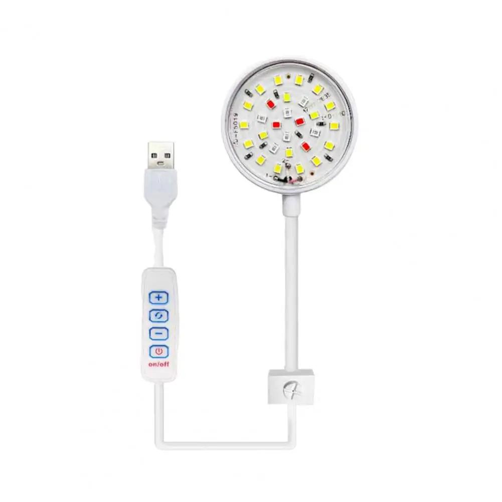 Lâmpada para aquário, USB Power, LED Full Spectrum, iluminação de algas à prova d'água, luz de tanque de 360 graus para tartaruga, 5W, 7W - Image 1