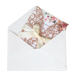 25 cartões de convite de casamento de papel do brilho dos pces com cartão do envelope bolso personalizado maraige aniversário mariage festa de batismo favores - Image 5