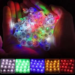 10-50 pçs mini led bola redonda brilho luz balão piscando copo luminoso bola lâmpada lanterna luz aniversário festa de casamento decoração - Image 1