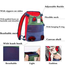 Mochila de transporte para animais, Bolsa de transporte para cães - Image 4