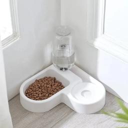 Bebendo automático amor pet tigela, à prova de umidade, gato tigela, bacia do cão, dupla utilização, multi-funcional beber e alimentação - Image 1