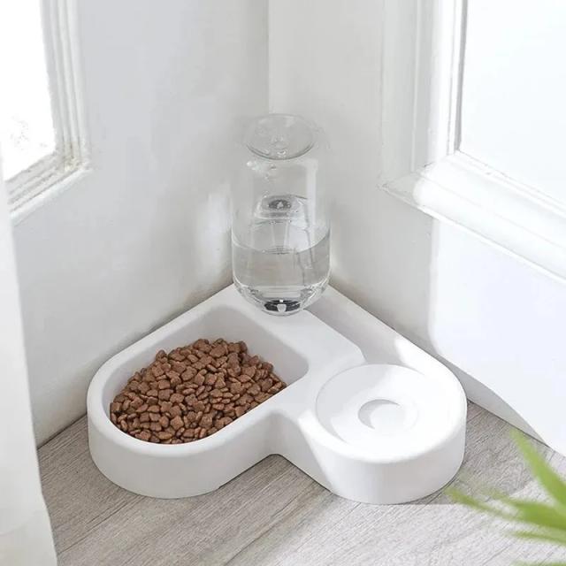 Tigela Automática para Pets: Bebedouro e Comedouro Multifuncional à Prova d'Água para Gatos e Cães