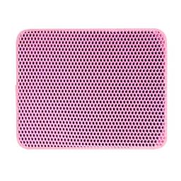 Double Layer Cat Litter Mat, Tapete de estimação impermeável, Almofada de areia antiderrapante, Cama lavável, Produtos limpos - Image 4