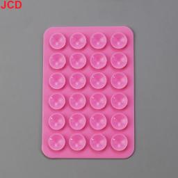 JCD-Silicone Suction Cup Phone Case, Tapete de Parede, Multifuncional, Couro, Quadrado, Anti-Slip, Suporte, Montagem, 10pcs - Image 5