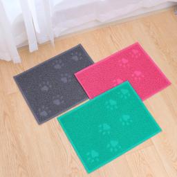 Esteira de areia gato tapete caixa limpeza pet matstrapping suprimentos bandeja do cão lavável piso trapper - Image 6