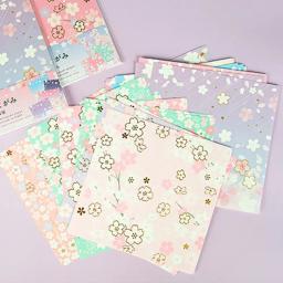 DIY Origami Papel, Flores Japonesas, Bronzing, Artesanato, LED Crane, Scrabooking Material, 15cm, 14PCs, Atacado - Image 6