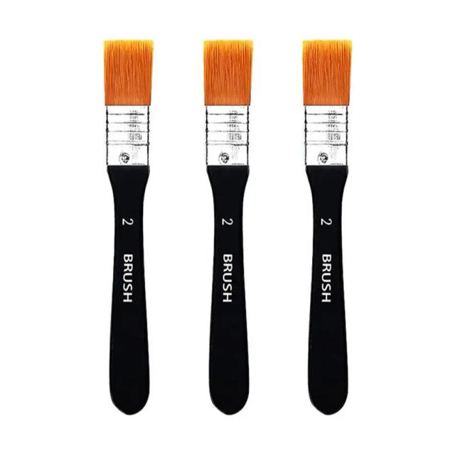 Conjunto Completo de Desenho e Pintura com 3 Pincéis para Óleo, Acrílica e Aquarela, Ideal para Artistas e Suprimentos Artesanais