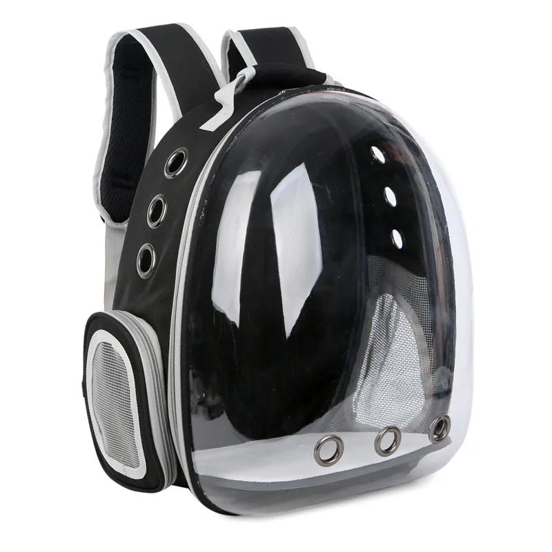 Mochila para transporte de animais de estimação, bolsa para gato e cachorro, respirável e portátil, ideal para viagem, espaço transparente - Image 1