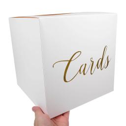 Caixa de cartão de casamento festas de aniversário pequenos presentes caixas de lembrança papel para decoração caso cartões postais - Image 5