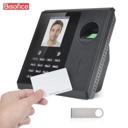 Fingerprint and Password Time Recorder Machine, Biométrico Time Clock, Apoio ao Empregado, Cartão de Identificação, Reconhecimento Facial, Reconhecimento Rápido - Image 1