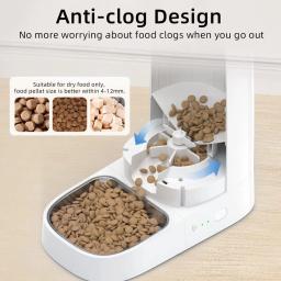 ROJECO-Alimentador Automático Pet, Dry Food Dispenser, Smart Wi-Fi, Controle Remoto, Alimentador Automático, Acessórios Dog - Image 3
