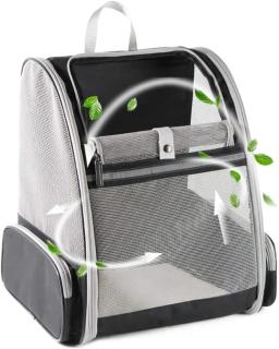 Saco de portador respirável, Mochila dobrável portátil gato, Viagem ao ar livre saco de transporte para gatos e cachorro, Pet Shop - Image 6