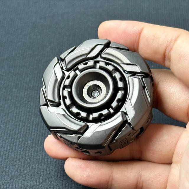 EDC Fidget Sliders Armadura Aberta Spinning Top Brinquedo Anti-Stress Magnético 150g