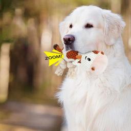 Brinquedo de dentição resistente à mordida para animais de estimação Brinquedos interativos para cães Chewers agressivos Cachorro de pelúcia Brinquedo de mastigação molar - Image 2