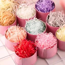Multicolorido Shredded Crinkle Fios De Papel, Confetti, Enchimento De Caixa De Presente DIY, Festa De Casamento, Decoração De Natal, 50g, 100g - Image 3