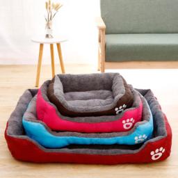 Cama ortopédica de espuma de memória para pet, Modern Plush Calming Dog Sofa, Cama Xl tamanho grande - Image 3