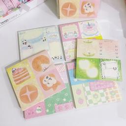 50 folhas kawaii retalhos bloco de notas scrapbook material de papel diy artes artesanato para fazer lista acessório escritórios notas para notas - Image 2