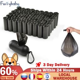 Grande refil saco de lixo para Pet, Dog Poop Bag, Cat Waste Bags, Doggie Outdoor Home Clean Supplies, 120 Rolls, 15 sacos/rolo - Image 1