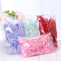 Multicolorido Shredded Crinkle Fios De Papel, Confetti, Enchimento De Caixa De Presente DIY, Festa De Casamento, Decoração De Natal, 50g, 100g - Image 5