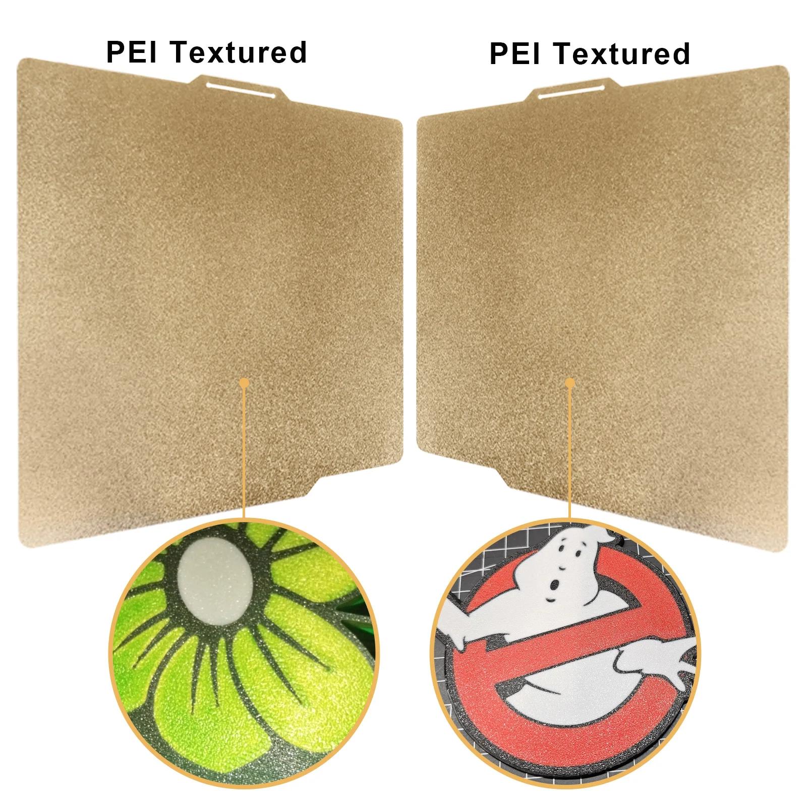 Folha PEF H1H PEK para cama aquecida de bambu, placa de bambu Pet Build, textura Pei, P1S P1P A1, X1 X1C, 257x257 - Image 1