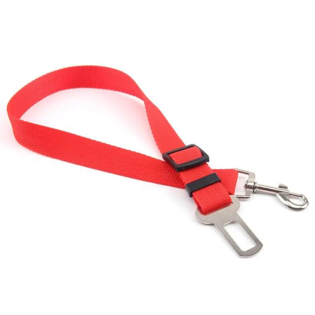 Cinto de Segurança Ajustável para Cães e Gatos - Arnês de Viagem para Animais de Estimação Pequenos e Médios