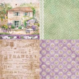 Panalisa-Scrapbooking Modelado Pacote de Papel Scrapbook, Fundo Artesanato DIY, Scrapbooking lavanda, 24 Folhas, 6 "x 6" - Image 4