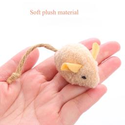 Provocando Plush Mouse para gato, brinquedo interativo, Pet Shop - Image 2