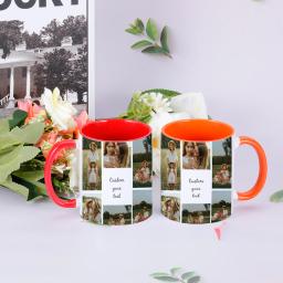 Caneca de café personalizada com foto impressão para mulheres, imagem personalizada, ambos os lados, várias cores, presentes de Natal, 11oz - Image 4