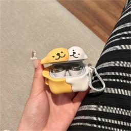 Capa de fone de ouvido com gancho, capa de silicone para Samsung Galaxy Buds Pro, Buds FE, Buds 2 Pro, Buds Live Design, fofo e engraçado - Image 3