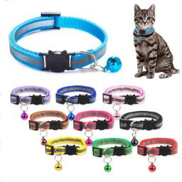 Coleira Reflexiva Patch para Pet, Colar Luminoso para Gatos, Teddy Bomei, Acessórios para Cães Pequenos, Campainha - Image 3