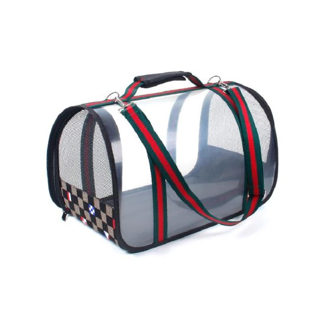 Bolsa de Ombro Dobrável e Respirável para Transporte de Animais de Pequeno Porte, Aprovada por Companhias Aéreas