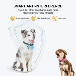 Inteligente Automático Anti Latido Dog Collar, Recarregável, Vibração, Stop Bark, Pet Acessórios, Pequeno, Médio Cães, 5-15lbs - Image 4