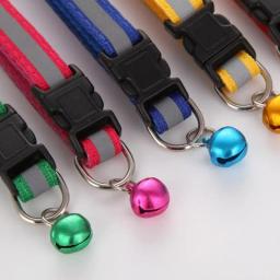 Coleira reflexiva de nylon, Segurança noturna, Flashing Light Up, Trela ajustável para cães, Pet Pet Shop, Coleira para gatos e cães pequenos - Image 2