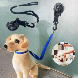 Ajustável Pet Grooming Loops, Dog Bathing Fixer, corda de tração, Cat Noose, Beauty Table Sling, Restraint Ventosa Gancho - Image 1