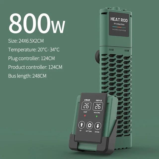 Aquecedor Submersível para Aquário com Display LCD e Temperatura Automática Ajustável